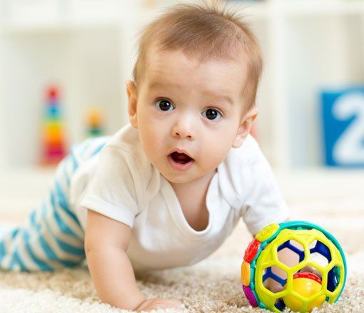 Baby Crawling — Elkhorn, NE — The Professors Learning Center