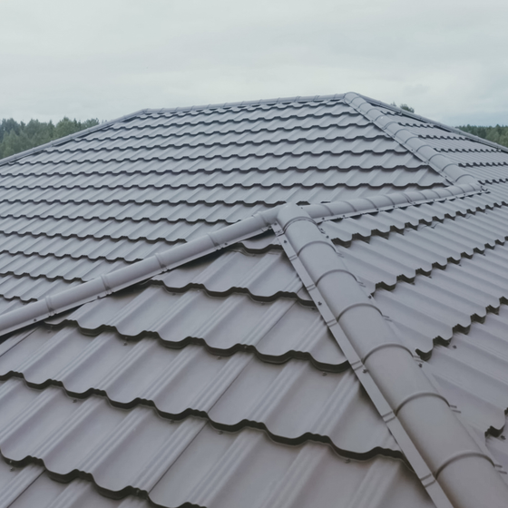 Tile roofing installation on a residential home in Spring Hill, FL