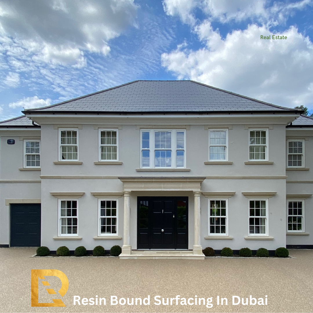 Image Restex Resin bound surface driveway in dubai
