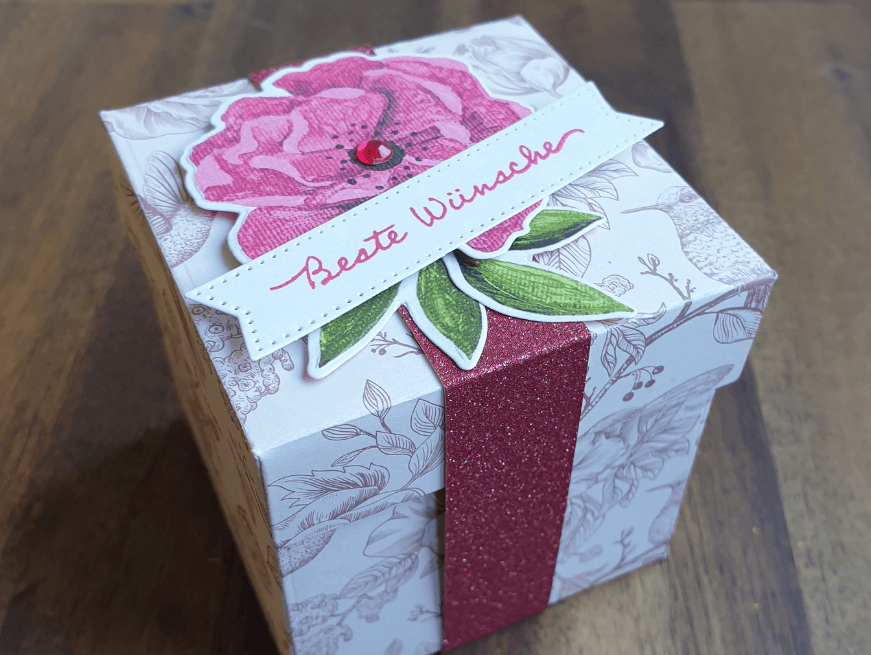 Give Away Geschenk Danke Box