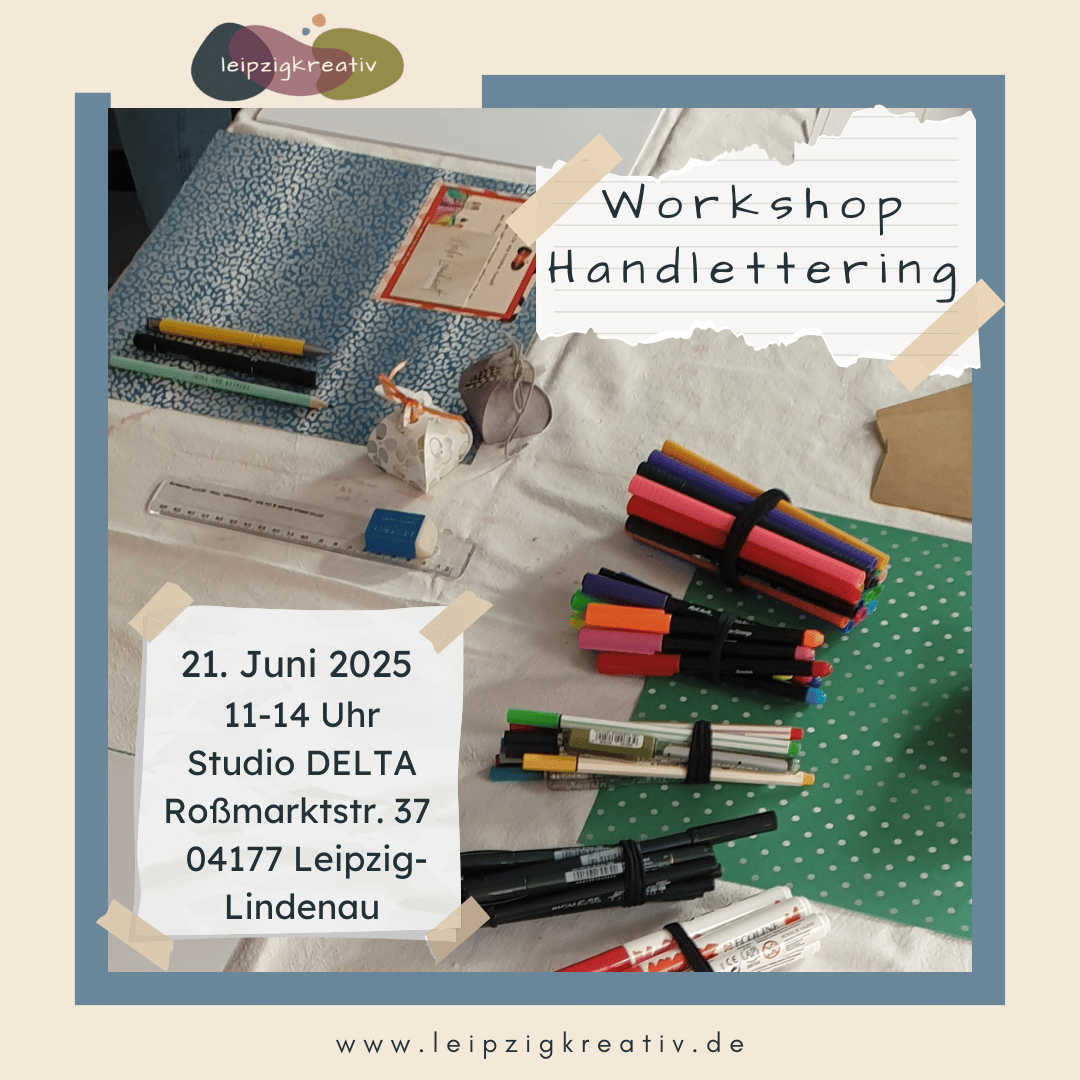 leipzig kreativ, Handlettering, Schönschreiben, Workshop