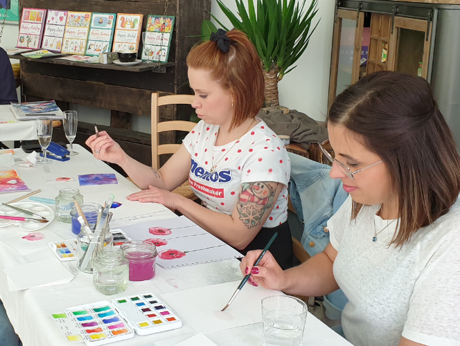 Happy Painting Workshop Aquarell