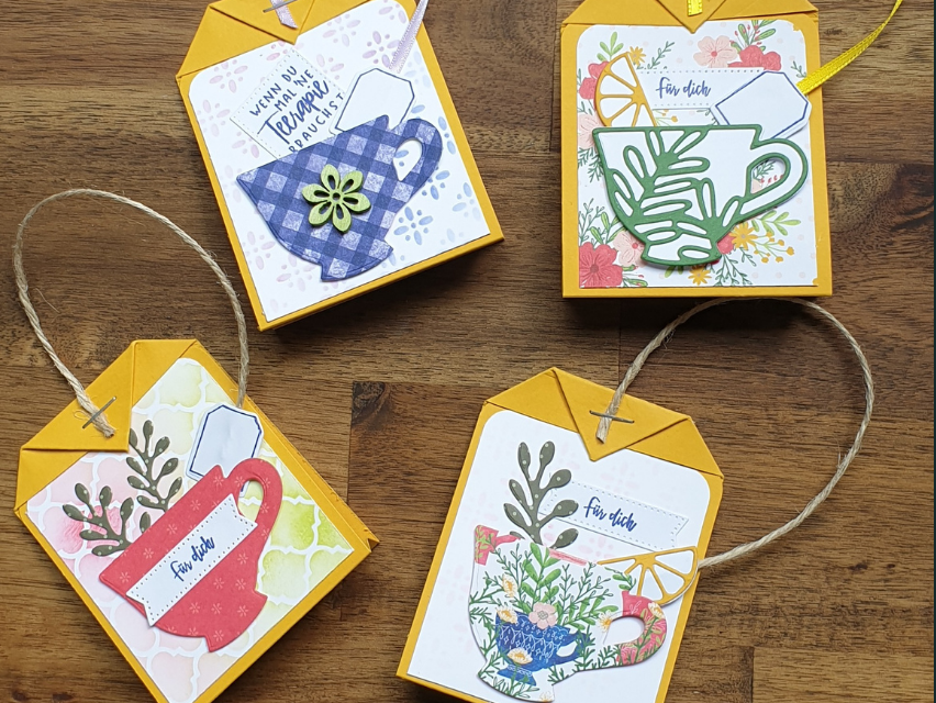 Teebeutel Give Away Geschenk Danke