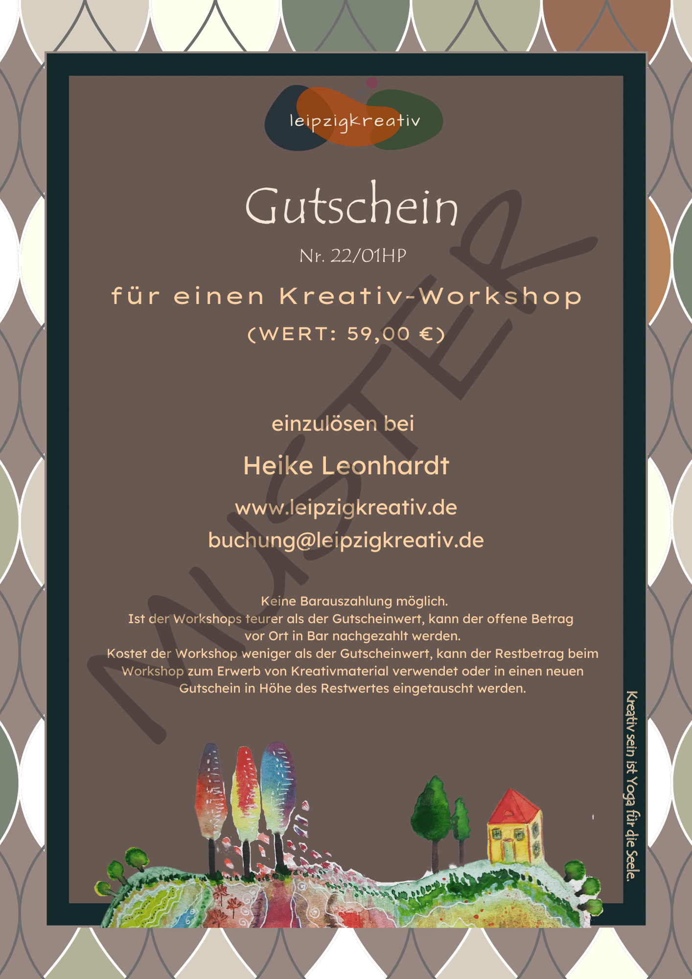 leipzig kreativ workshop Geschenkgutschein, Gutschein