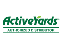 The logo for active yards is a authorized distributor.