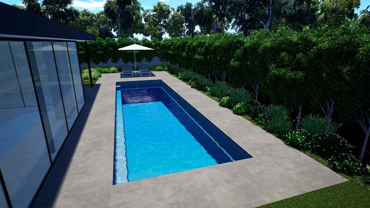 Brampton Lap Pool — Aqualine Pools in Branyan, QLD