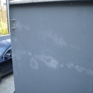 infiltrazione d'acqua da parapetto