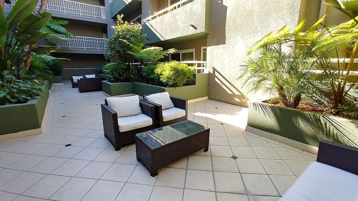 north tower exterior