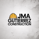 Logo for JMA Gutierrez Construction with a yellow hard hat.