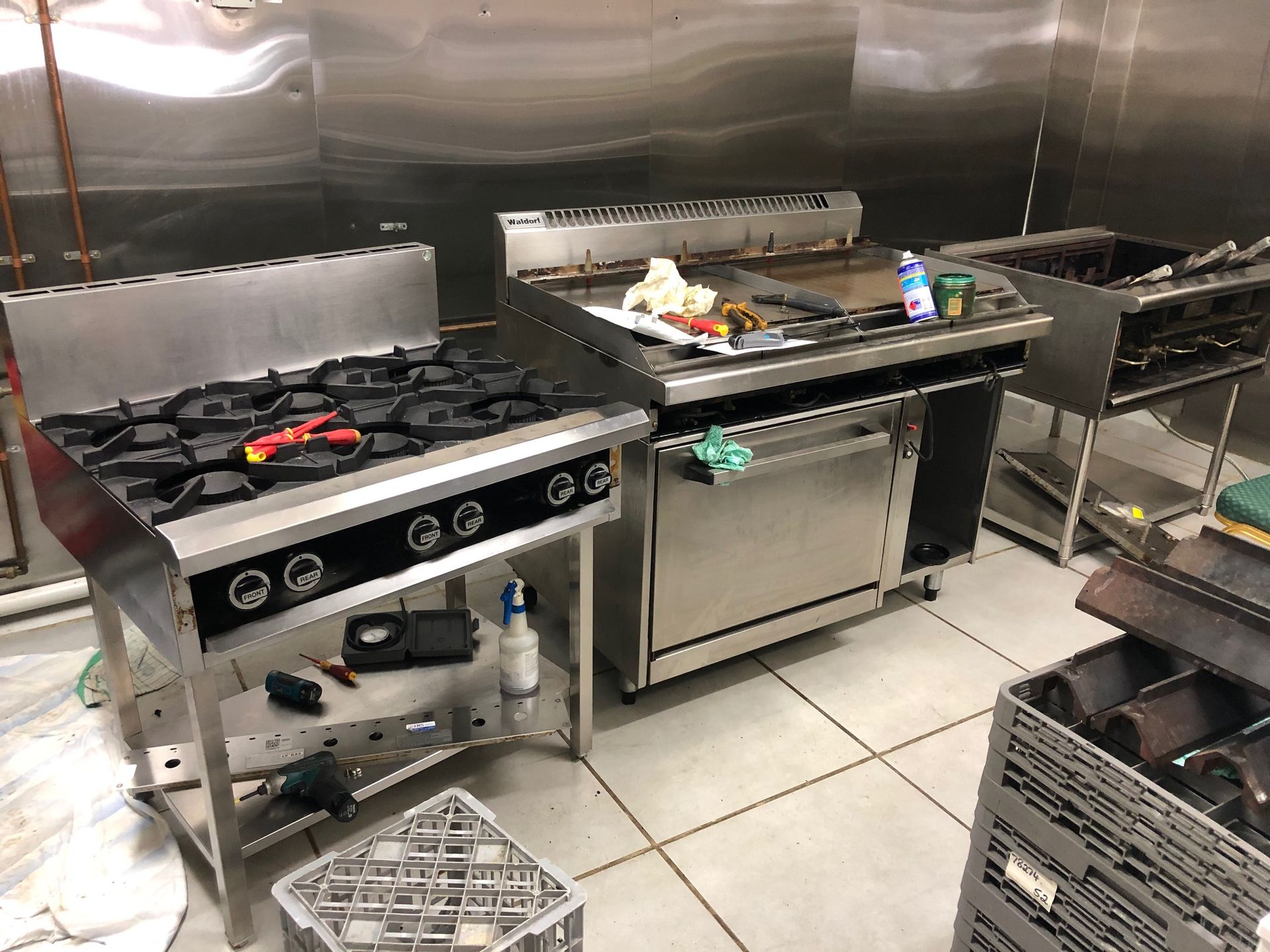 Closeup Man's Hand Operating Valve Of LPG — Mingleford Electrical Airconditioning Solar & Gas In Landsborough, QLD