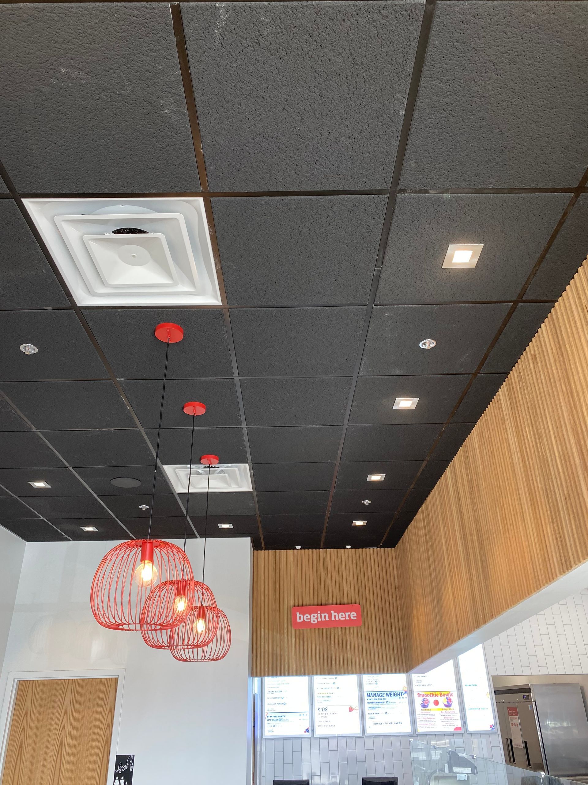 Commerical lighting installed in Louisville by Mingus Electric