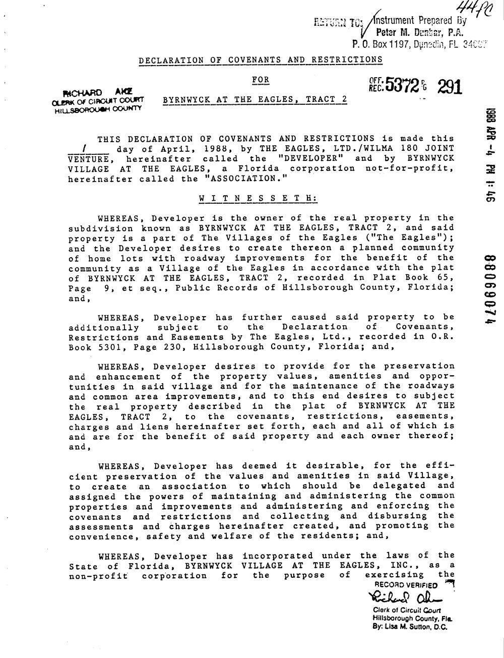 Byrnwyck Village Governing Documents