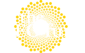 a swirling burst of yellow dots with the NEO fund in white stacked on top