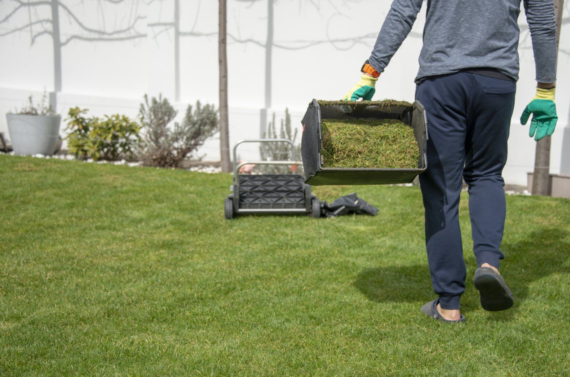 Man Working In Garden - Drumore, PA - Tanglewood Lawn Service