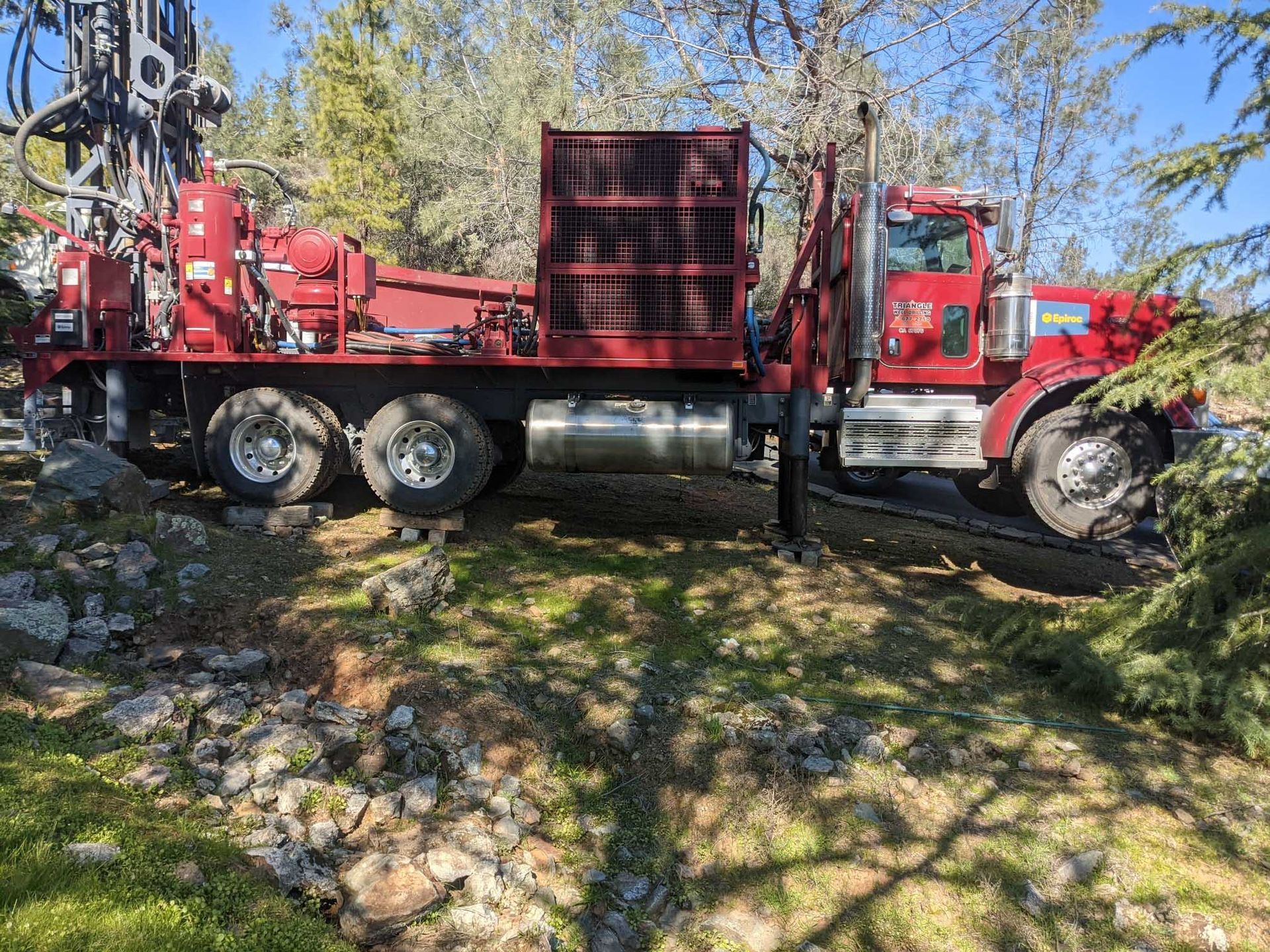 Drilling Rig — Rescue, CA — Triangle Well Drilling