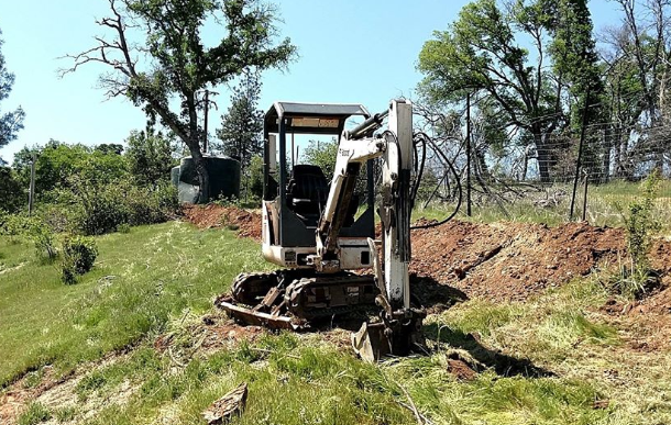 Mini Excavator — Rescue, CA — Triangle Well Drilling
