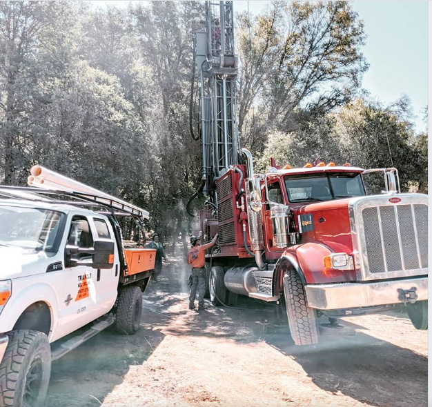 Drill Rig Operation — Rescue, CA — Triangle Well Drilling