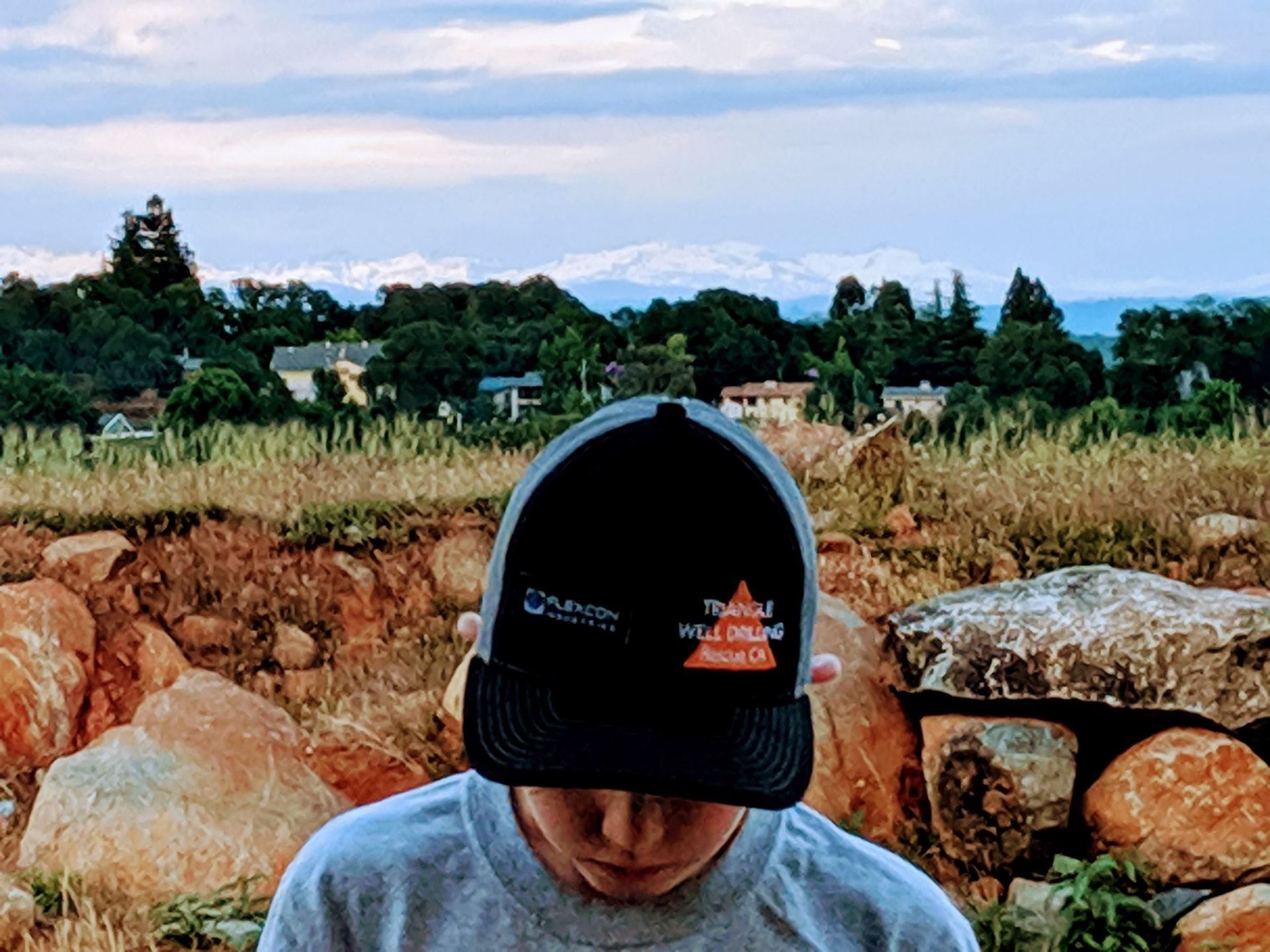 Boy Wearing a Cap — Rescue, CA — Triangle Well Drilling
