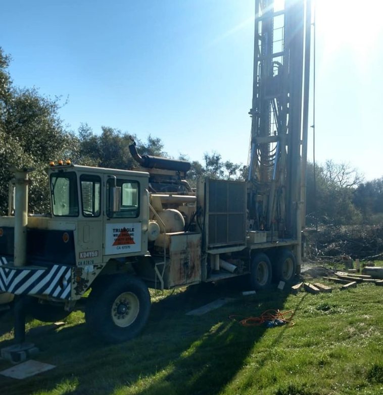 Large Drill Rig — Rescue, CA — Triangle Well Drilling