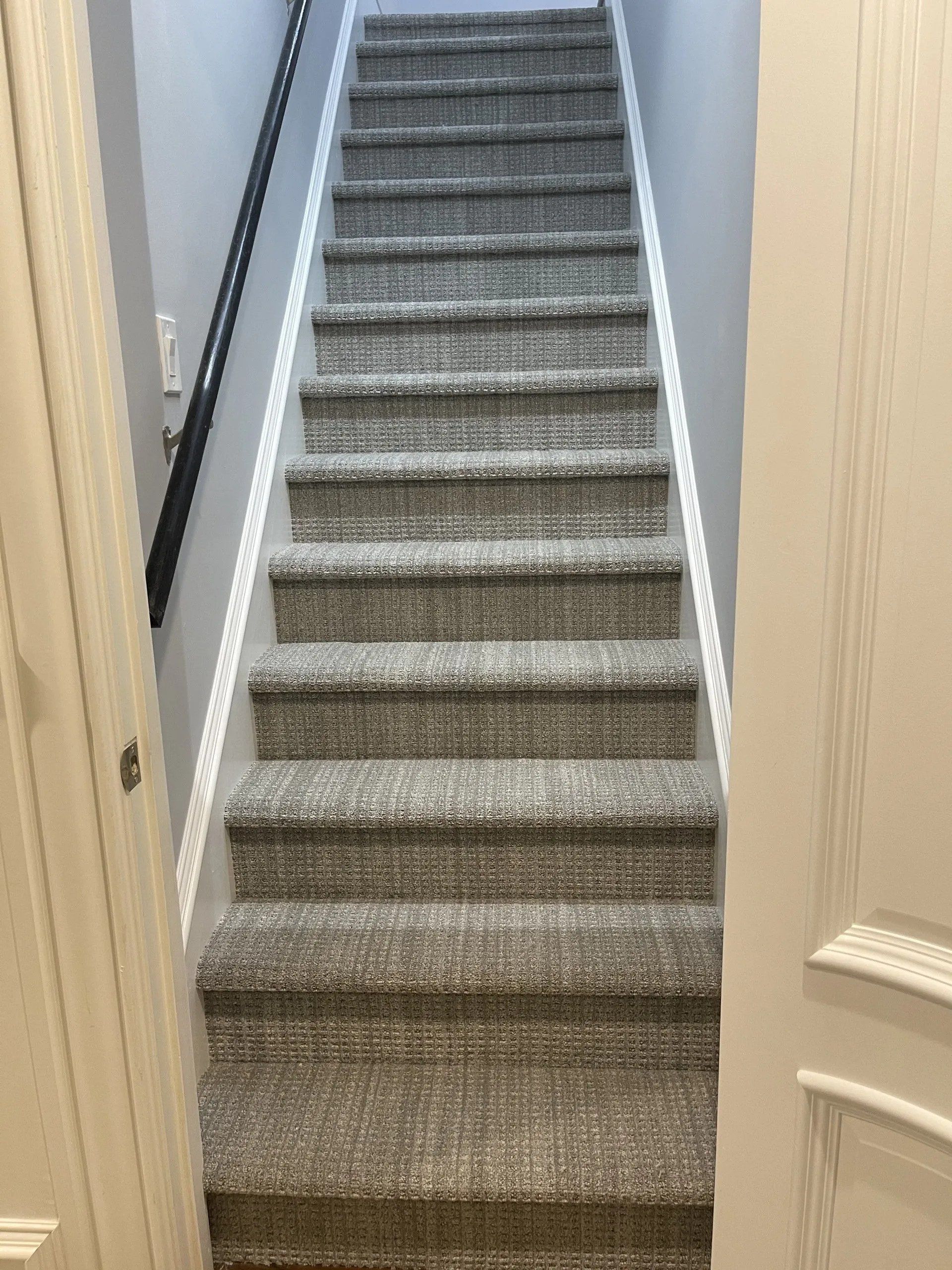 Nice and Clean Carpet Stairs