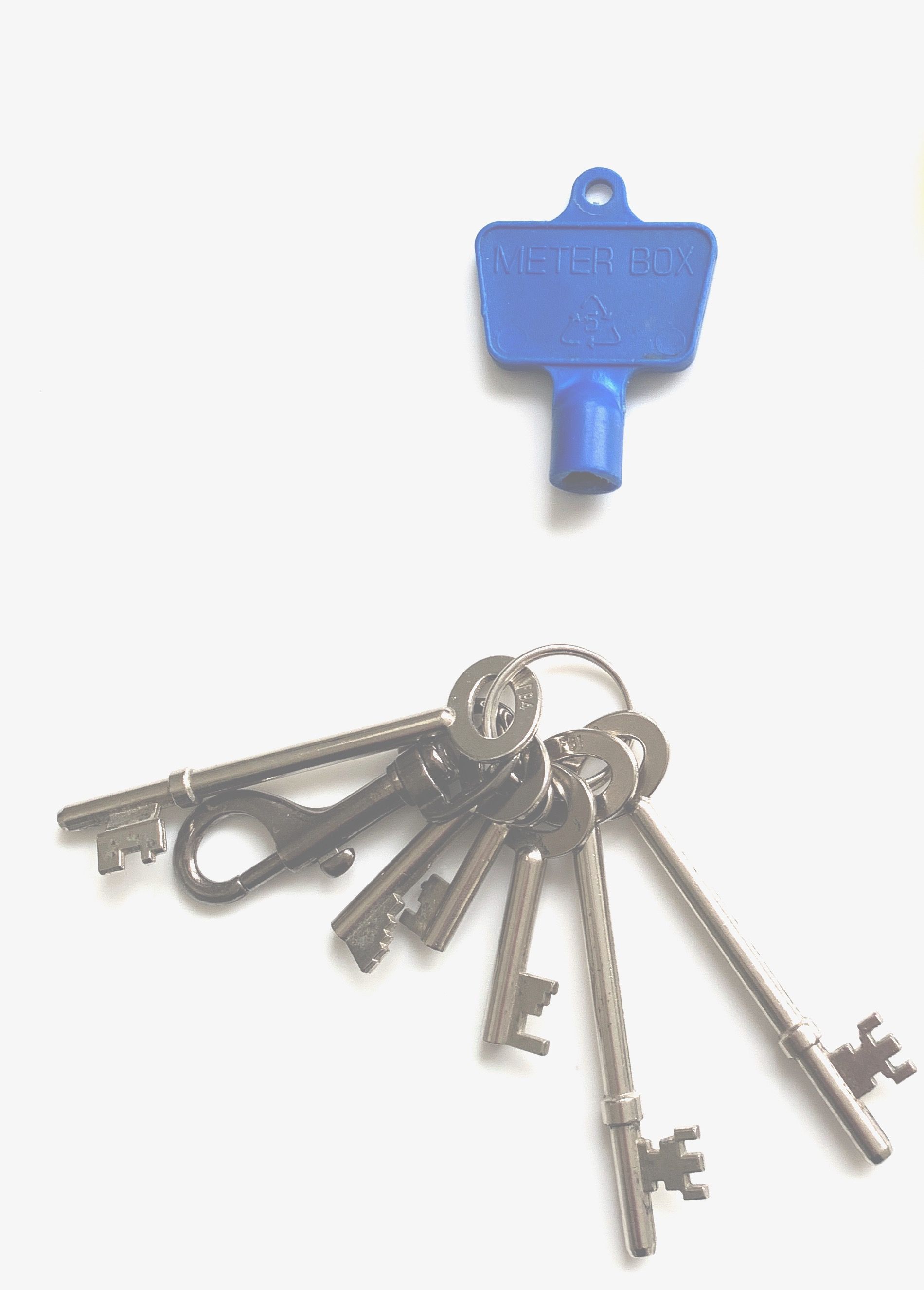Utility cupboard access keys provided – tools of the trade