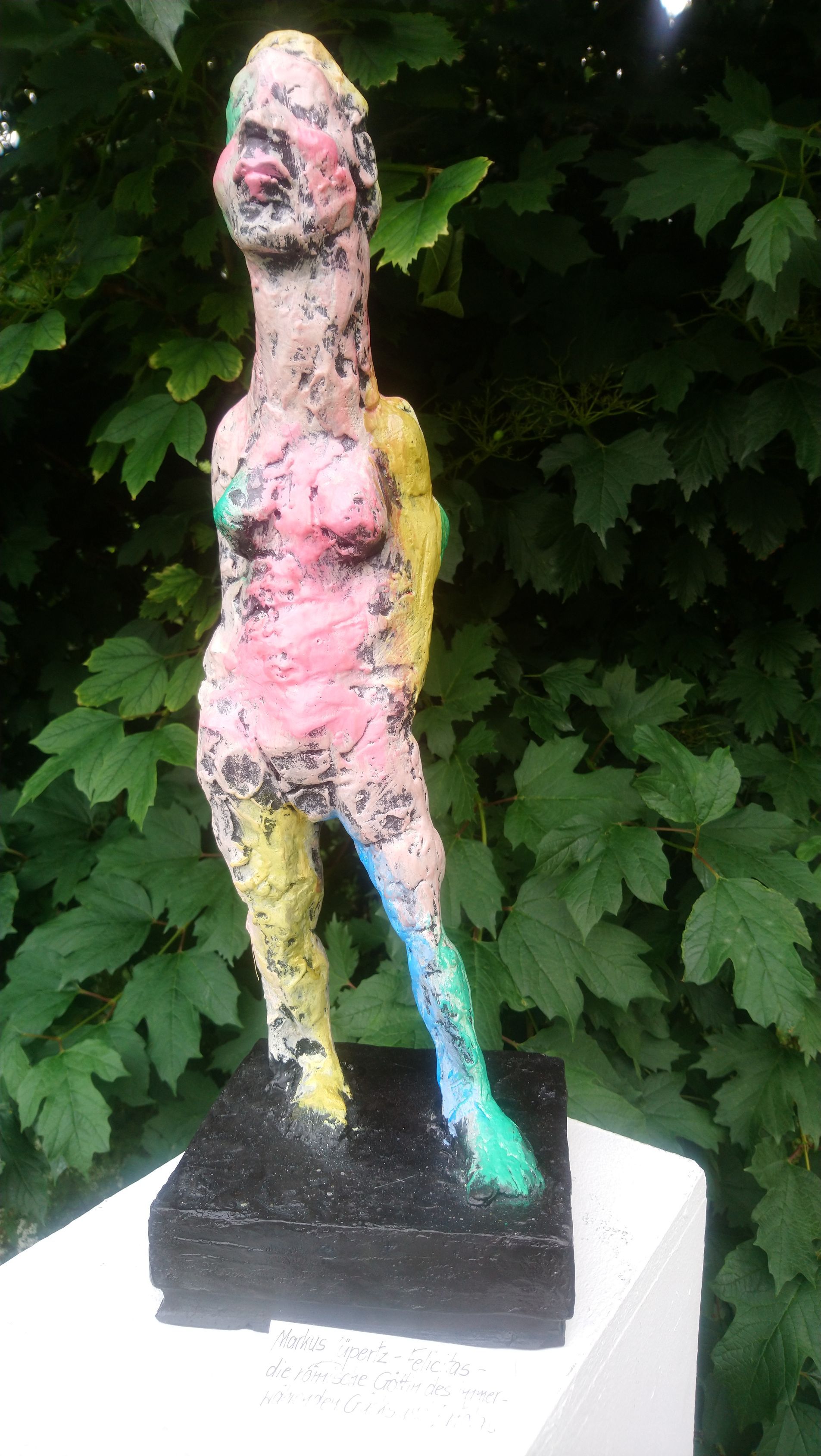 Markus Lüpertz, Bronzeedition „Felicitas“,  Galerie Elzenheimer