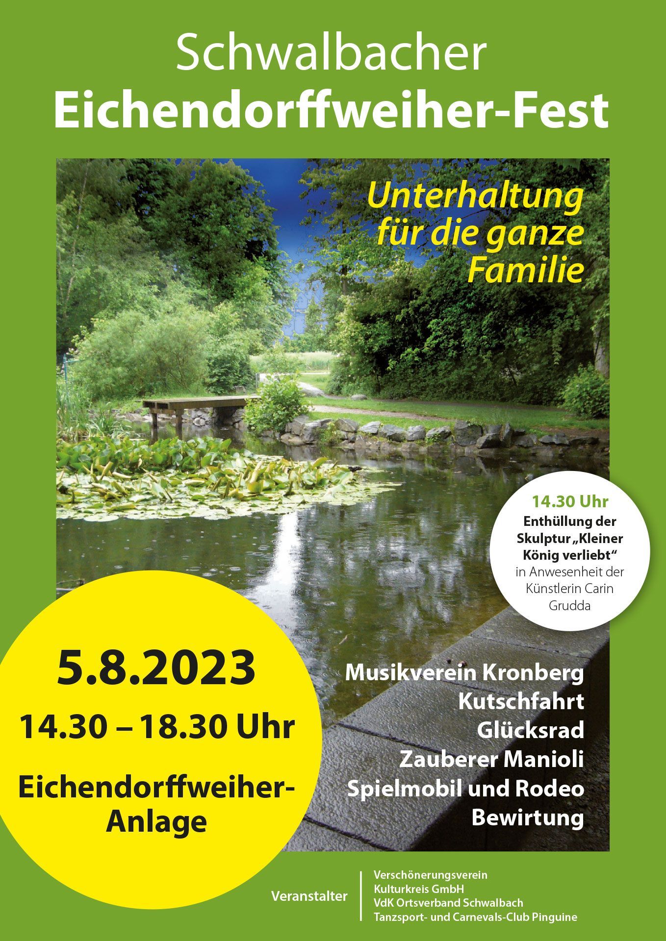 Verschönerungsverein Schwalbach e.V. Feier zum 60-jährigen Bestehen der Eichendorffanlage