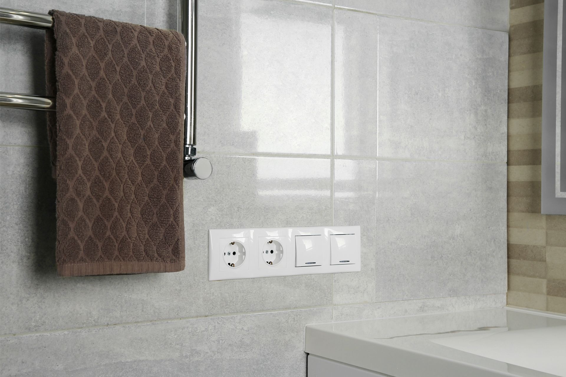 Electrical Outlet and Light Switch