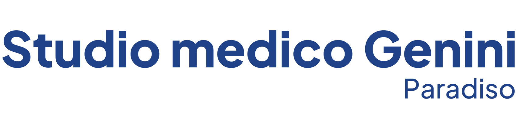 logo studio medico genini paradiso