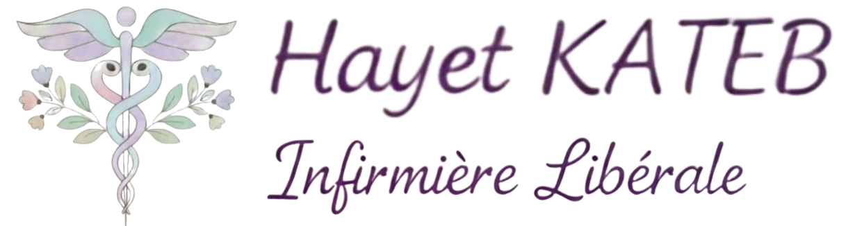 Logo with caduceus symbol and text 