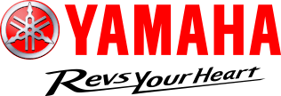 Yamaha revs your heart logo on a white background