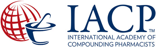 The logo for the international academy of compounding pharmacists