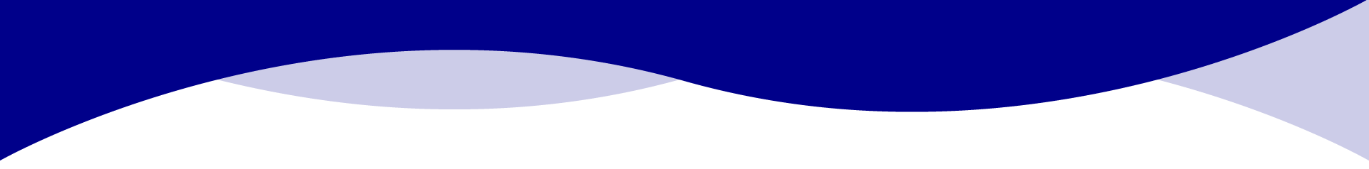 A smooth, dark blue wave shape against a plain white background.