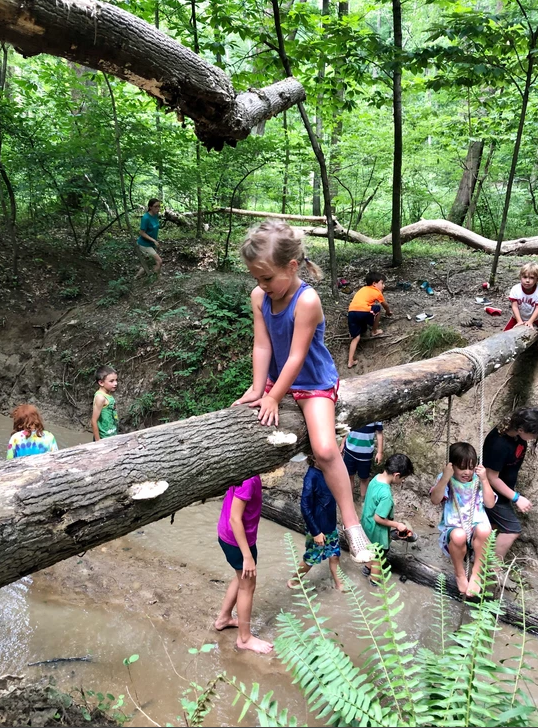 Playing In The Wood – West River, MD – River’s Edge Forest Play