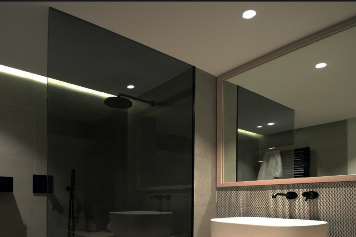 Maatwerk glas douchecabine - Douchecabine van glas - maatwerk glas in Hillegom