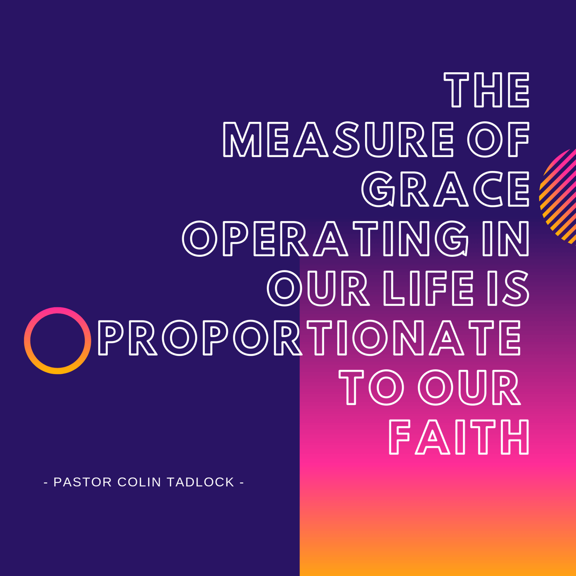 Text on purple and pink gradient background: