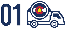 The number 1 and a Colorado Junk Runner logo