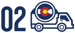The number 2 and a Colorado Junk Runner logo