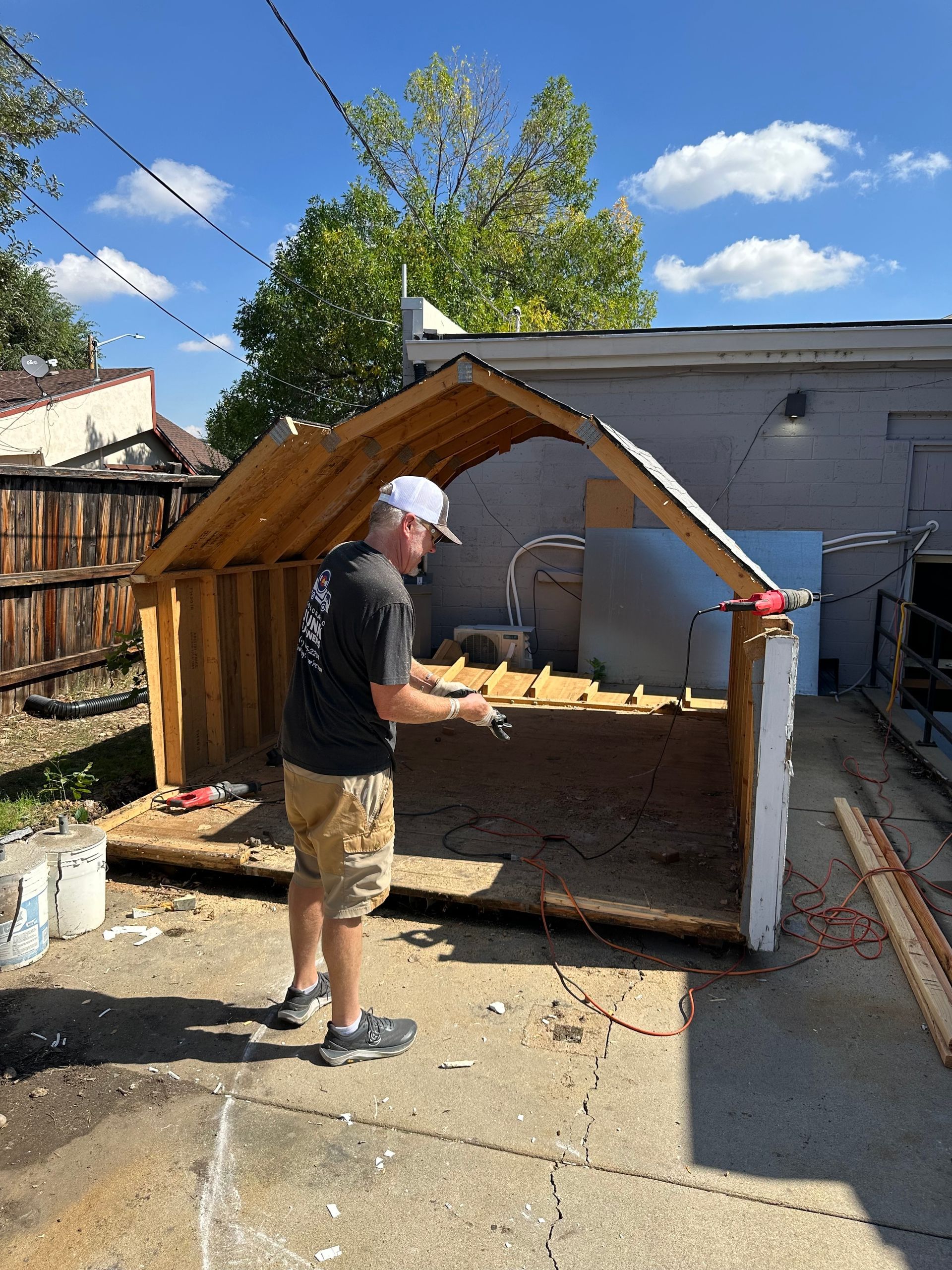 Junk removal and shed demolition in Louisville, CO by Colorado Junk Runners