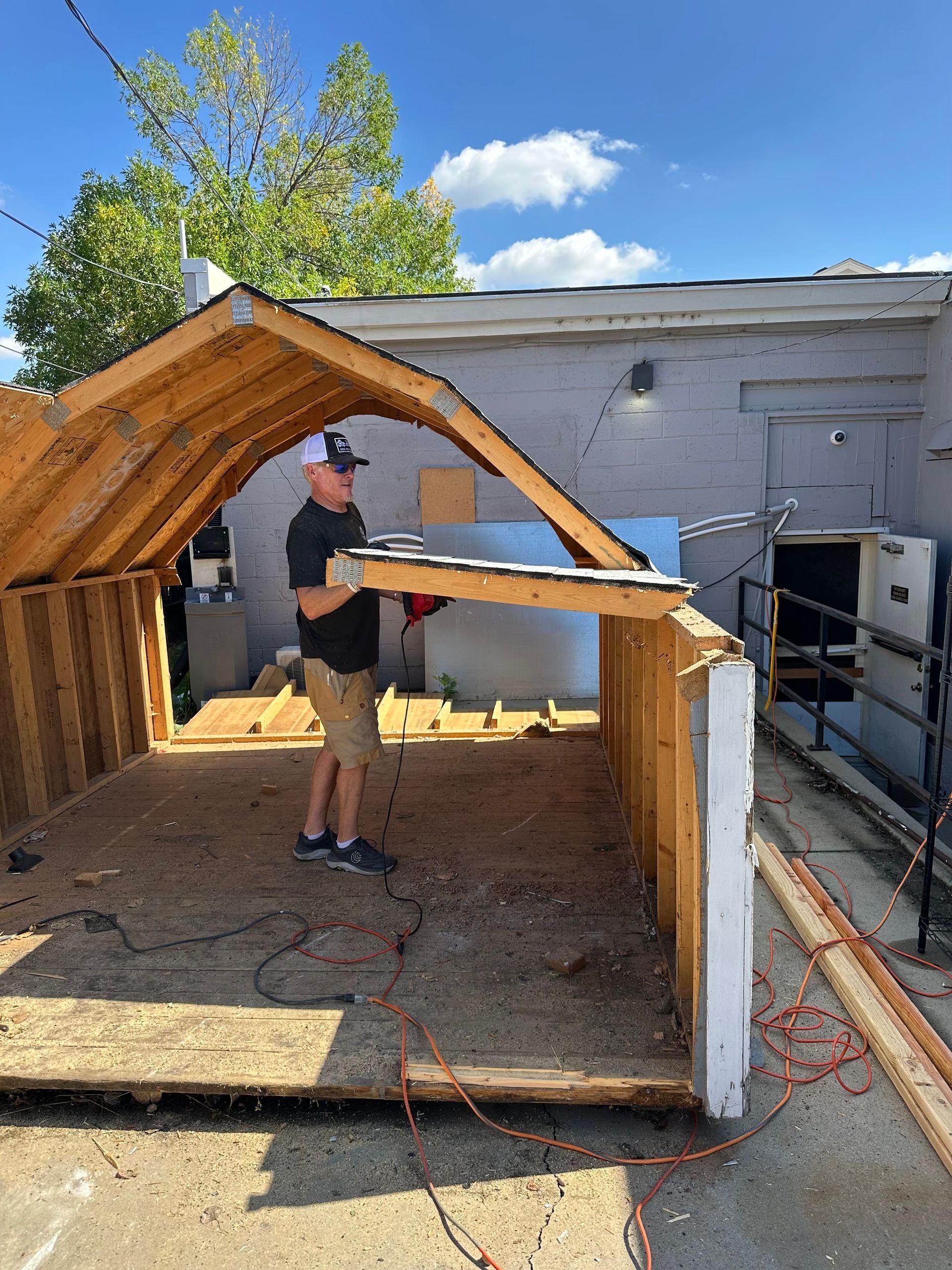 Junk removal and shed demolition in Louisville, CO by Colorado Junk Runners