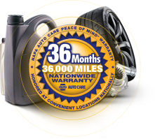 36 Months / 36,000 Miles Nationwide Warranty | K & B Automotive