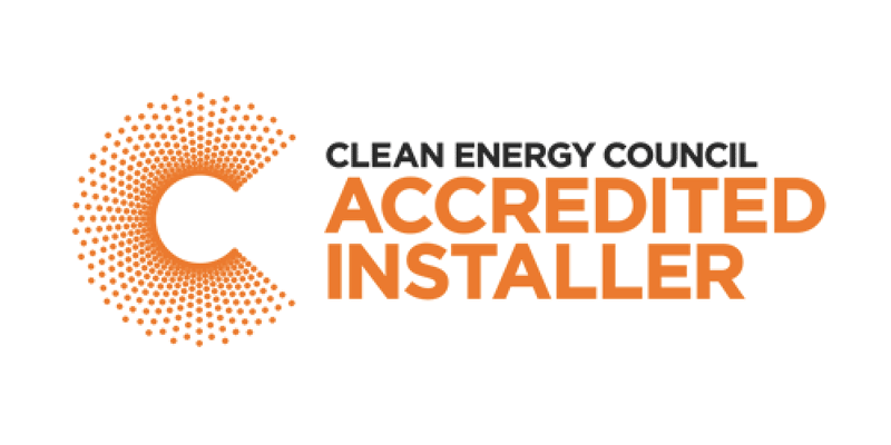 Clean energy council accredited installer logo