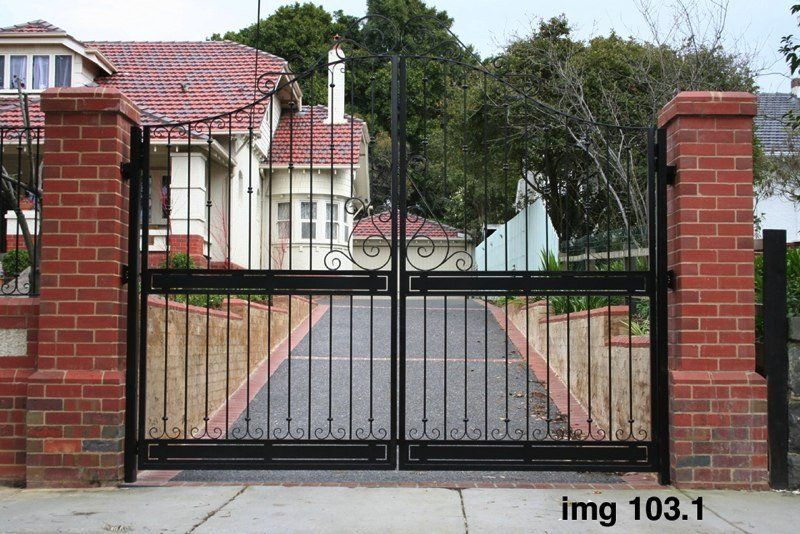 large iron gate
