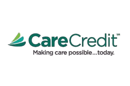 The logo for carecredit making care possible today