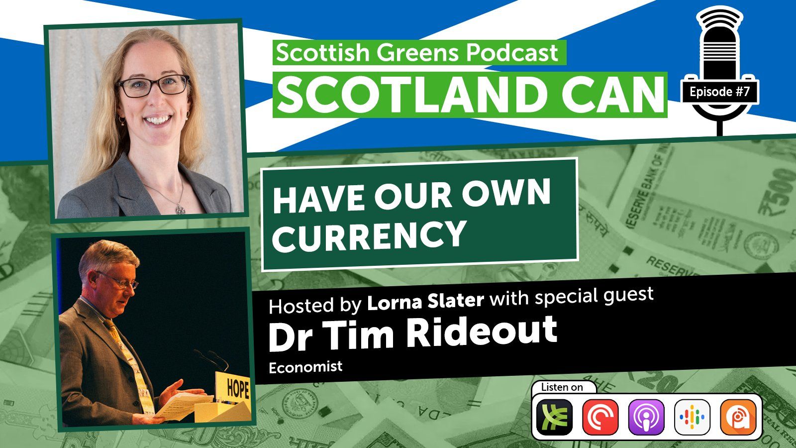 Link to Dr Tim Rideout's podcast for the Scottish Greens