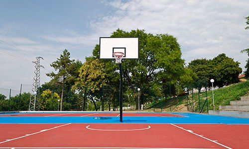 Outdoor Basketball Court — Edwardsville, IL — Keller Asphalt & Paving