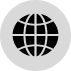 Globe icon in a grey circle.