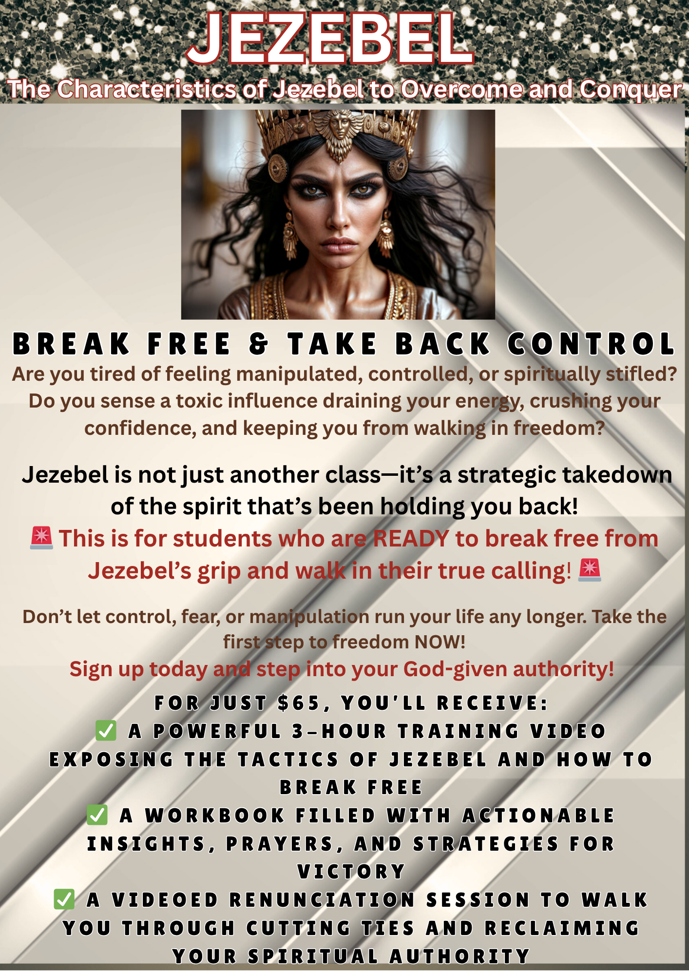 Coaching Class - Freedom from Athaliah, The Daughter of Jezebel