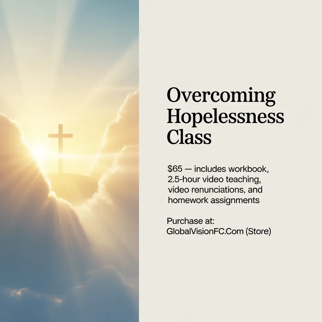 Overcoming Hopelessness Class