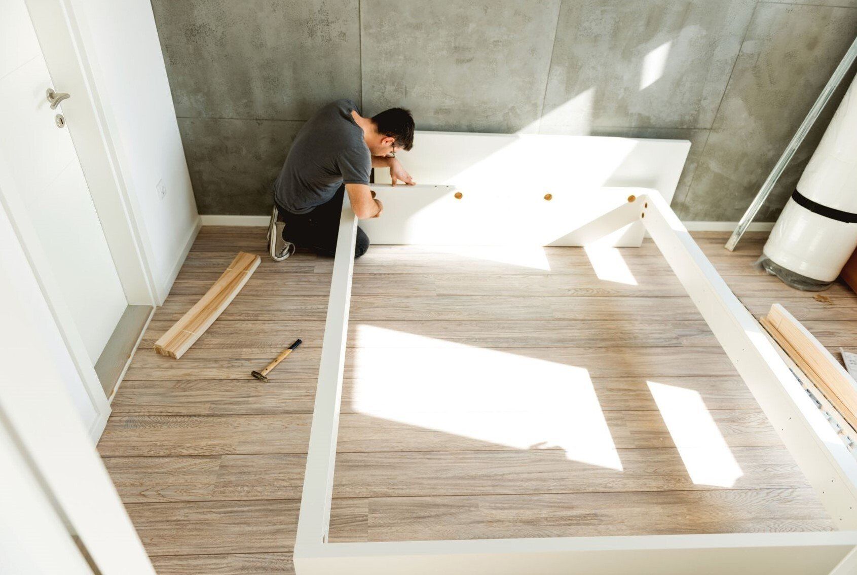 Bellingham Handyman Installing new bed frame